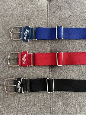 Rawlings Belt Set in Blue, Red & Black